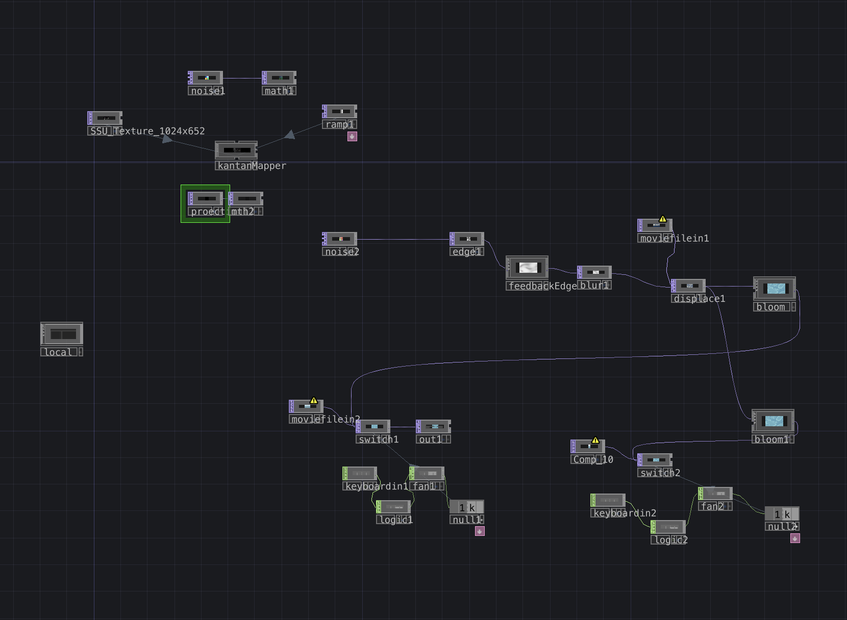 My workflow for touch designer.